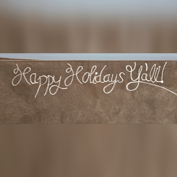 St. Nicholas Square Set Of 4 Western Christmas Placemats Cowboy Snowman - Picture 4 of 7